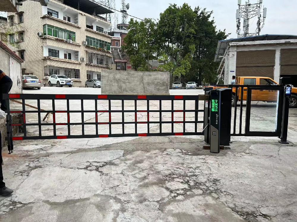四川广播电视台广安市某县停车系统安装案例
